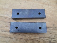 1 Pair SNAP JAWS 6MSJ-185 Soft Steel Flat/No Step, Fits 6″ Vise 1-3/4″ x 1″ x 6″