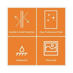 Scotch TP3854100 9″ x 11.5″ 3 mil Laminating Pouches – Gloss Clear (100/PK) New