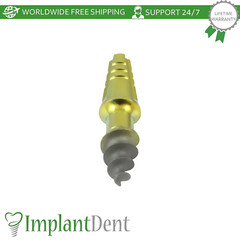 1x Root Shaped Compressive Short Neck Dental One Piece Fixture Dentistry Lab