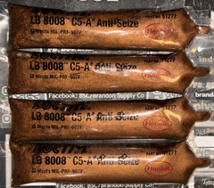 50X Loctite LB 8008 C5-A Copper Based Anti-Seize 7G Pouch Paste 51277 50 Packs