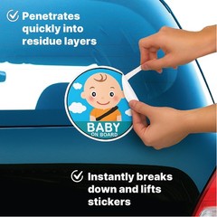 LAUCO Decal & Adhesive Remover – 13 oz Aerosol Spray – Removes Stickers, Tar,