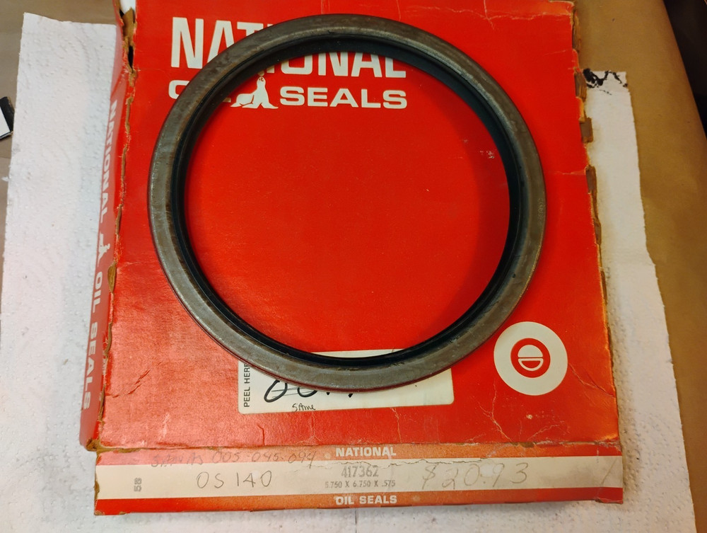 National Oil Seal Timken 417362 Oil Seal 5.750″ Shaft Dia x 6.757″ OD x .575″ w