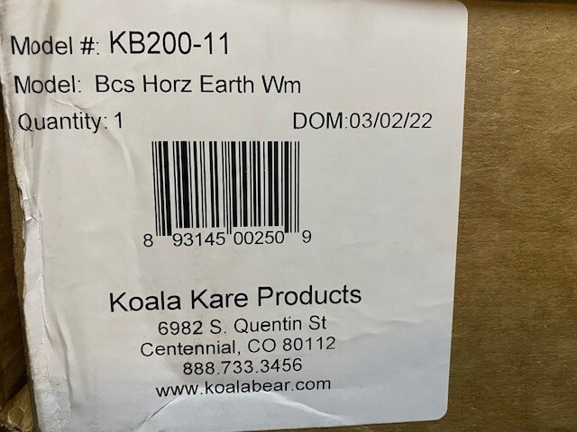 Koala Kare KB200-11 Horizontal Baby Changing Station (NEW)