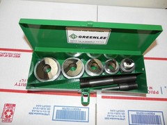 Greenlee 744 Slug Splitter Heavy Duty Knock Out Set.