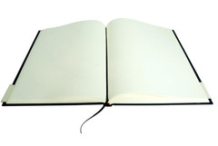 Semikolon Classic Letter/A4 Size Bound Linen Blank Book, Pink (10206)