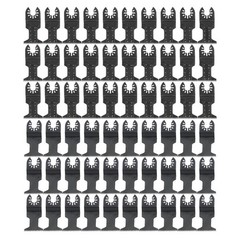 60 Pack Saw Blade Oscillating MultiQuick Release Saw Blade For Cut Soft Metal