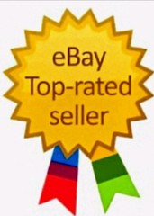 (100) EBAY Thank You Cards – Glossy Red, Blue, Green, Yellow – FREE Shipping