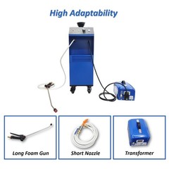 220V/110V Fume Duct Cleaning Machine,Range Hood Cleaning Machine 0.1-0.3mpa