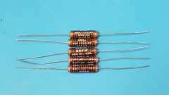 5 Pcs, Resistor, High Voltage, Axial, 100M Ohms, 3.5kV, 1W, Vishay, BBFW100MKF08
