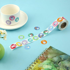 500Pcs Dental Stickers, 1 Inch round Cute Tooth Reward Decals Dental Prizes for
