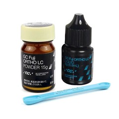 GC Fuji ORTHO LC light-cure Glass Ionomer Cement liquid 8g + Power 15g