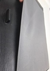 Coach Monogram Folder Portfolio Black For Writing Paper Pad Documents Holder