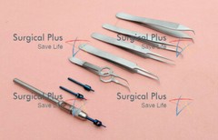 Hair Transplant Forcep & FUE Hair Punch KIt Set Of 9