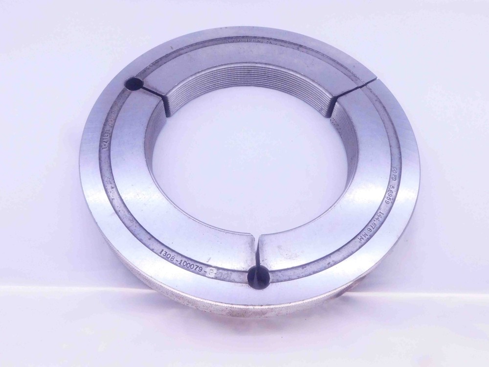 5 3/4 12 UN 3A THREAD RING GAGE 5.75 5.750 5.7500 GO ONLY P.D. = 5.6959 CHECK
