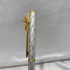 Aluminum Shaft Twist Pens His Her Eagle Angel Silver Red White Blue Set
