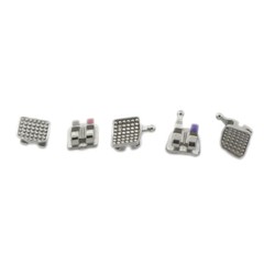 Dental Ortho Brackets Orthodontic Braces Roth MBT 022 018 345 Hook Twin Metal