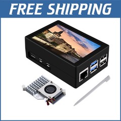 Enhanced Raspberry Pi 5 Experience with 3.5-Inch Touch Screen & Active Cooler