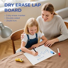 Classic 12×16 Portable Dry Erase Lapboard – Perfect for Kids and Classrooms