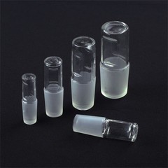 Various Sized Glass Hollow Stopper Flask Plug Chemistry Laboratory Glassware