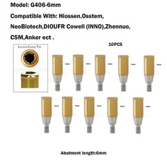 Implant Locat0r System Abutment 1-7.0mm GH For HIOSSEN ET III SA Ø3.7 Standard