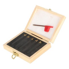 5Pcs 3/8″ Indexable Carbide Insert Turning Tooling Bit Holder Set For Lathe