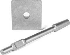 Jack Hammer Dirt Soil Bit Tamper Plate 6″x 6″ for 1-1/8″ Shank Compactor