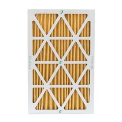 16x25x2 MERV 11 Pleated Air Filters by Glasfloss. 4 Pack. Made in USA