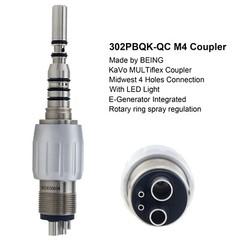 BEING Dental High Speed Handpiece Turbine Fiber Optic For KaVo Coupler 4 6 Hole