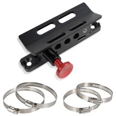 Black Car Fire Extinguisher Mount Bracket Adjustable For Jeep Wrangler JK JL UTV
