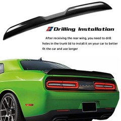 Carbon Fiber Demon Style Rear Spoiler Wing for 2008-2017 Dodge Challenger Coupe