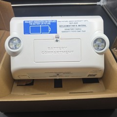 Commercial LED Emergency Light. 2 LED Lamps. HUBBELL Dual lite EVHC61DP-WM (EGM)