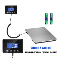 440LB Heavy Duty Digital Postal Parcel Scales Platform Postage Shipping Weighing
