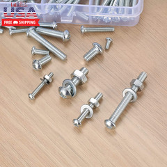 1080 Pcs Screws Bolts and Nuts Assortment Kit, Metric Machine Screws and Nuts an