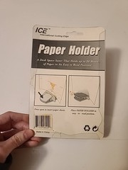 Vintage Paper Holder International Cutting Edge Desk Space Saver Office