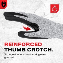 Professional Cut Resistant Work Gloves for Men and Women with Firm Grip and W…