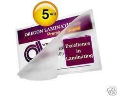 1000/pack Prayer Cards Hot Laminating Pouches 5 Mil 2-3/4 x 4-1/2, 2.75 x 4.5