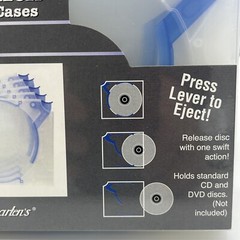 50 Swift Kick™ CD/DVD/Blu-Ray Cases Lever Eject Disk 5 Pack Sealed 10 Packs=50