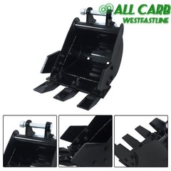 300mm Narrow Bucket For 1-2 Ton Mini Excavator Attachment Teeth Trench Bucket