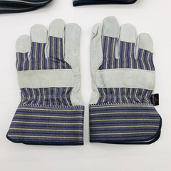 MCR Safety 1400 Split Leather Palm Work Gloves Size XL Safety Cuff 2.5″L 3 Pair