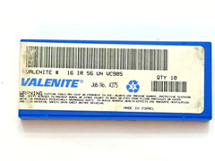 (10) Pcs VALENITE 16IR56 UN VC905 carbide threading inserts-NOS