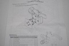 NEW GCX PRC-0001-01 Post Rail Clamp For 10 x 25mm with Ball Joint Swivel Adapter