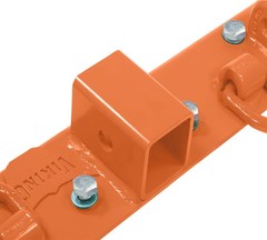 5-1/2″x22″Orange Tractor Bucket Grab Hooks Bolt 2″Hitch Receiver for Deere 1025R