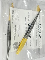 6X AESCULAP BM004US CASTROVIEJO TC NEEDLE HOLDER 180 MM (18cm)