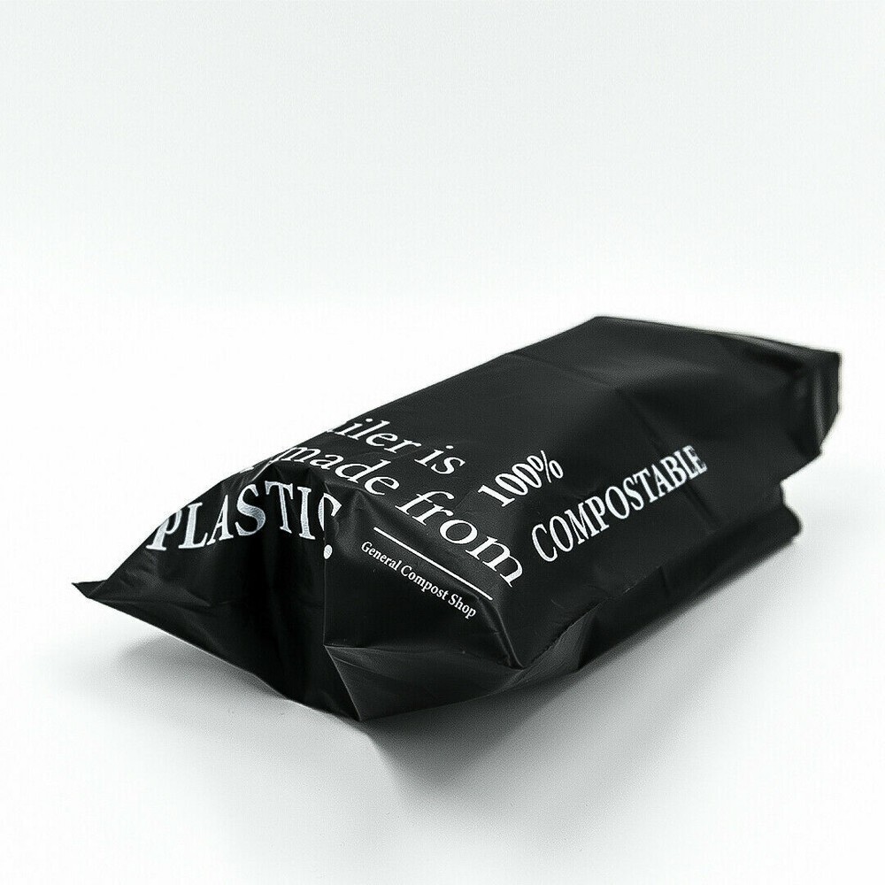 Compostable Mailer Biodegradable Satchel Post Packaging Black XS,S,M,L 100 Pack