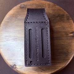 Safariland Mace OC Duty Pouch 38 STX Black Leather Pepper Spray Holder