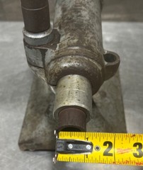Vintage “The National Supply Co” Toledo Ohio Cast Iron Lathe Tail Stock