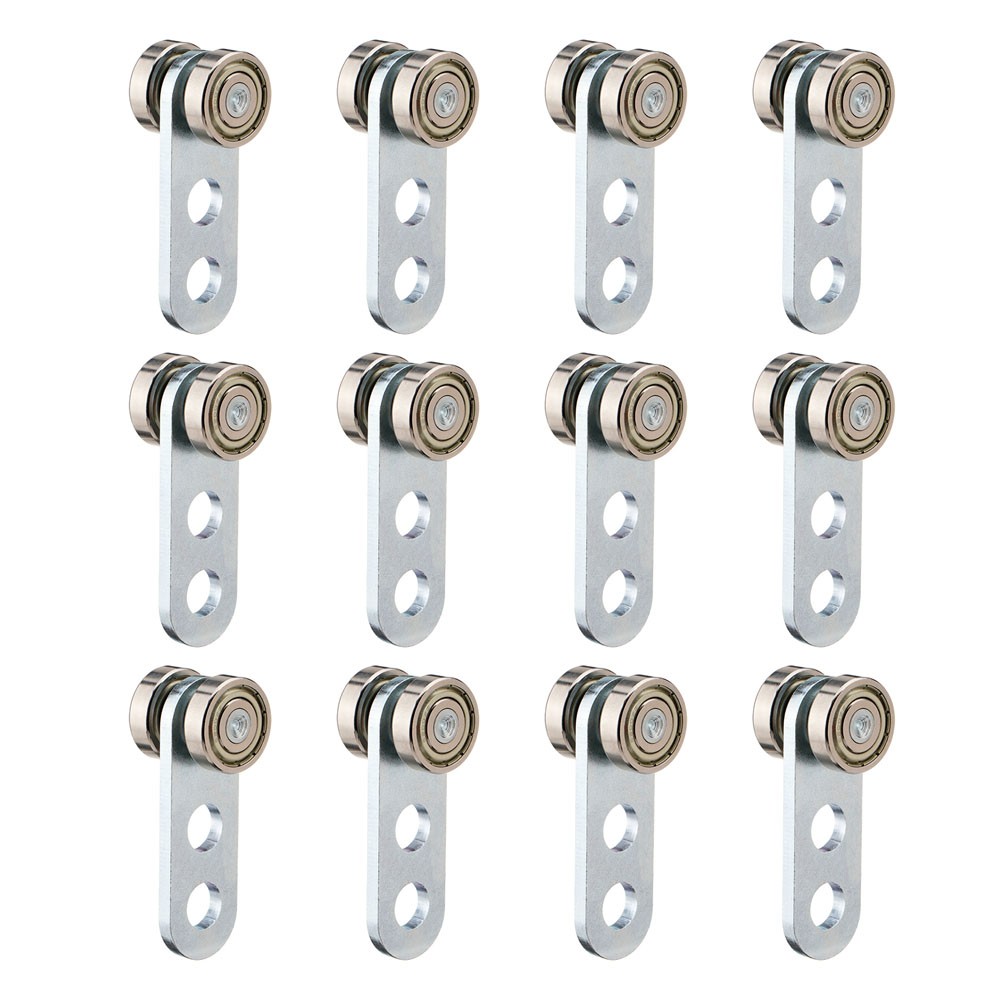 12/24pcs 2 Wheel Trolley Assembly Roller for 1-5/8″ Wide or Taller Strut Channel