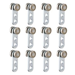 12/24pcs 2 Wheel Trolley Assembly Roller for 1-5/8″ Wide or Taller Strut Channel