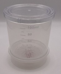 48/Pack OMICRON® MONITOR 100, 47mm, 0.45 µm CN Gridded(WHT/BLK) w/ pad, STERILE