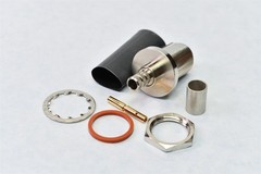 PIC N‑Type Bulkhead Jack Circular Connector 50 Ohm Straight Solder RF Coaxial